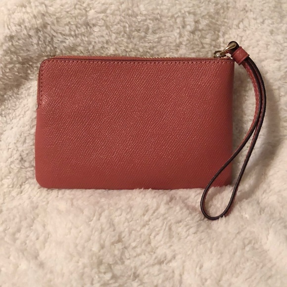 Coach Corner Zip Wristlet - Picture 2 of 5